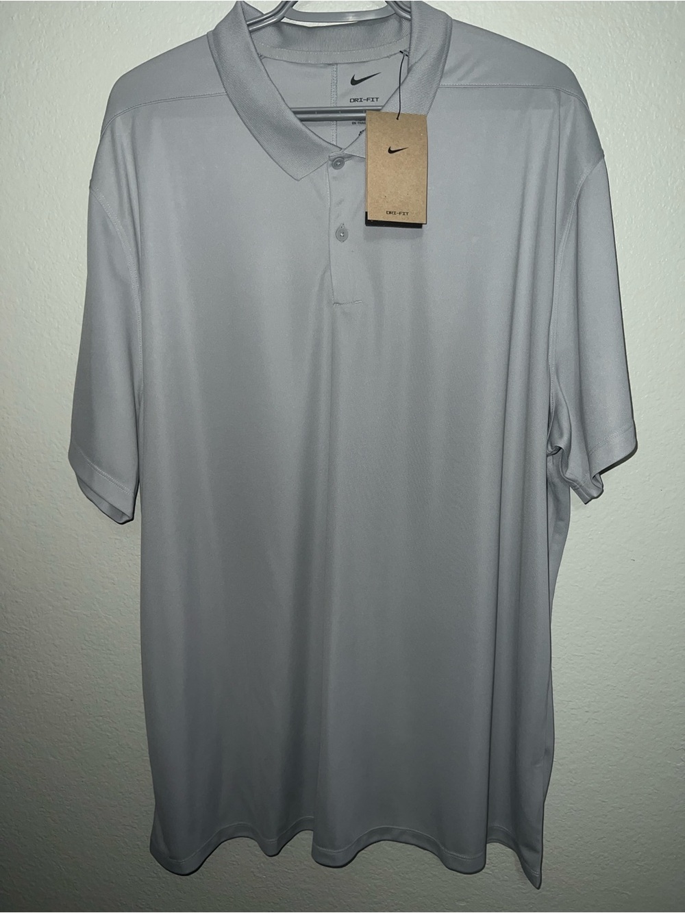 2XL🔥Nike Men's Victory Golf Polo, Grey, Dri-Fit,  New